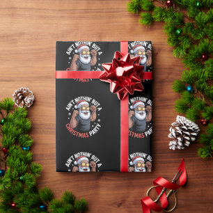 Papier Cadeau Rien d'autre qu'une fête de Noël Santa africain