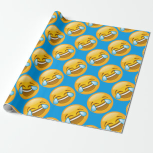 Papier Cadeau Rire d'Emoji
