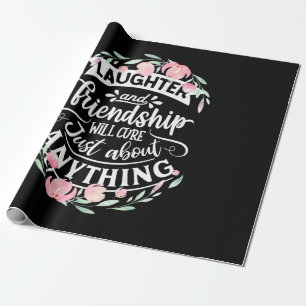 Papier Cadeau Rires Et Amitié
