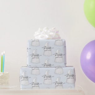 Papier Cadeau Robe de Mariée Vintage Cadeau Personnalisé