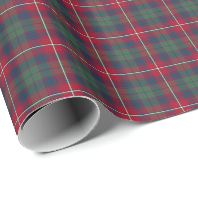 Papier Cadeau Robertson Clan Tartan (Coin rond)