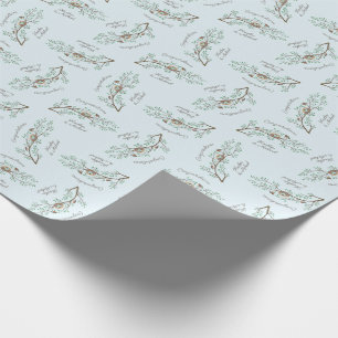 Papier Cadeau Robin Oiseaux Nid Oeufs Baby shower de printemps
