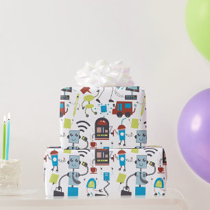 Papier Cadeau Robot