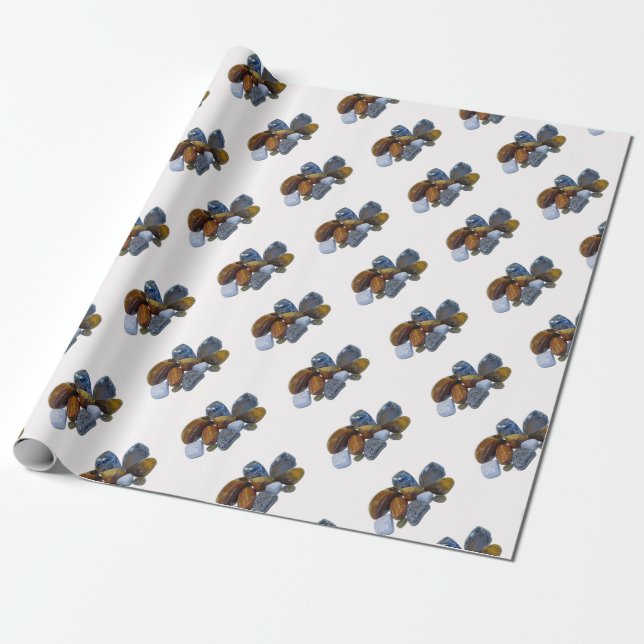 Papier Cadeau Roches polies (Déroulé)
