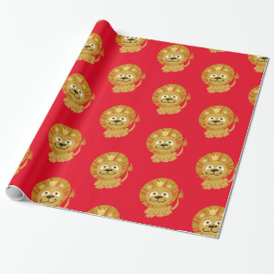 Papier Cadeau Roi de la Jungle