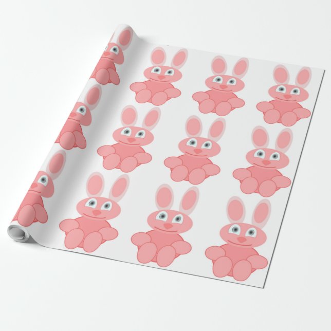 PAPIER CADEAU ROK BUNNY RABBIT (Déroulé)