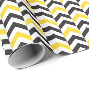 Papier Cadeau Rôle pour cadeau Chevron Triangles BY