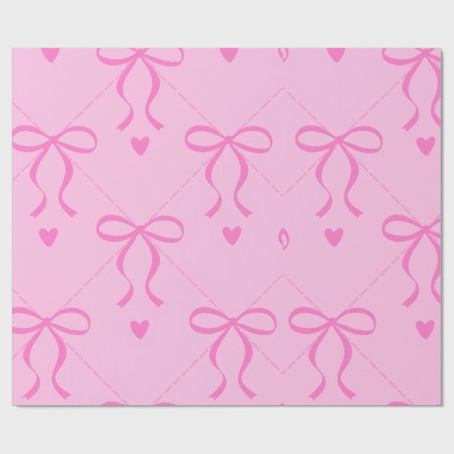 Papier Cadeau Romantic Matte Wrapping Paper for Special Gifts (Plat)