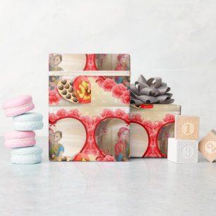 Papier Cadeau Romantique Amour Coeur Art Imprimer