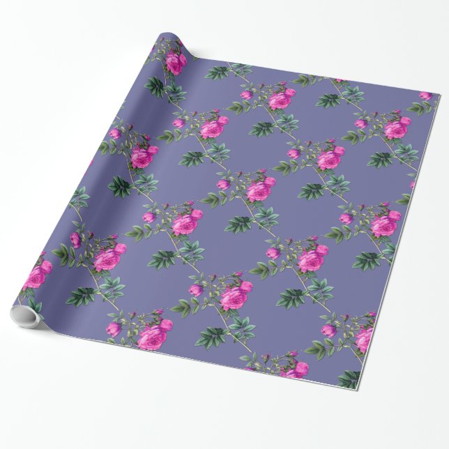 Papier Cadeau Rose (Déroulé)