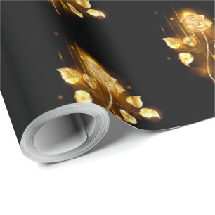 Papier Cadeau Rose d'or ( rose d'or )