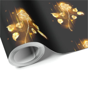 Papier Cadeau Rose d'or ( rose d'or )