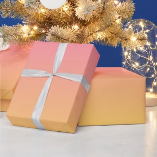 Papier Cadeau Rose et jaune moderne