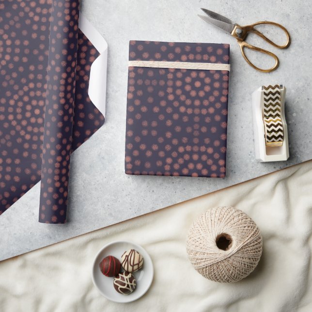 Papier Cadeau rose et violet (Artisanat)