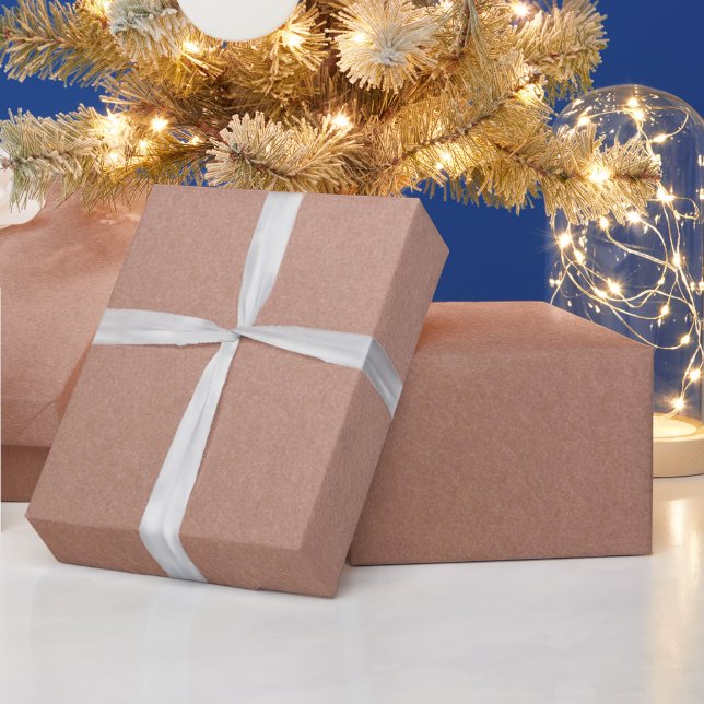 Papier Cadeau Rose Gold Métallisé Inspiré de Style Simple (Vacances)