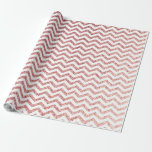 Papier Cadeau Rose Parties scintillant or Chevron Mariage papier<br><div class="desc">Rose Parties scintillant or Chevron Mariage papier d'emballage</div>