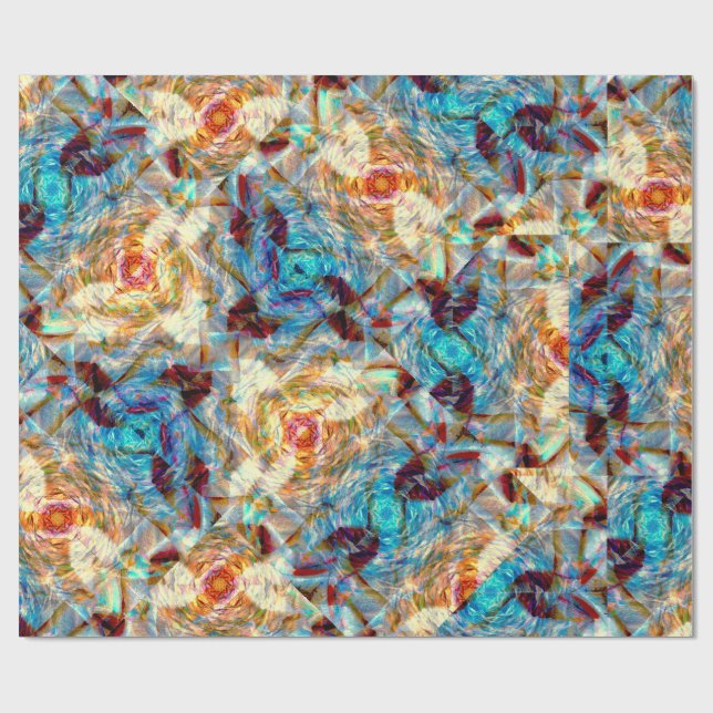 Papier Cadeau Rose Prism Whirl (Plat)