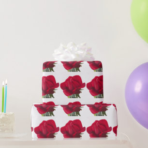 Papier Cadeau Rose rouge - Red rose 