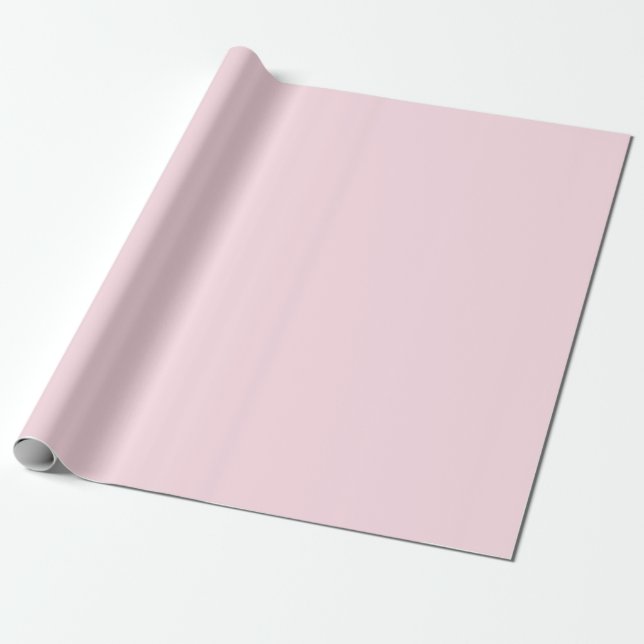 Papier Cadeau Rose Uni Porcinet (Déroulé)