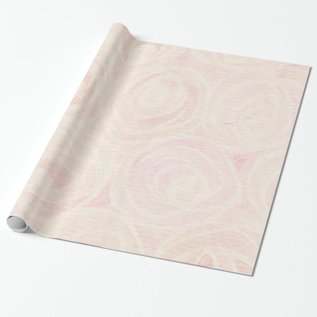 Papier Cadeau Roses (Déroulé)