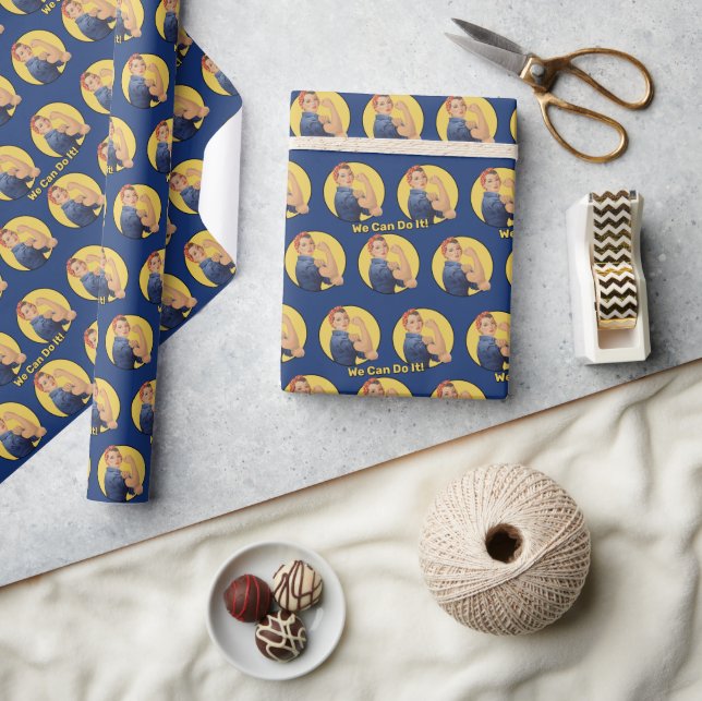 Papier Cadeau Rosie le Motif Riveter (Artisanat)