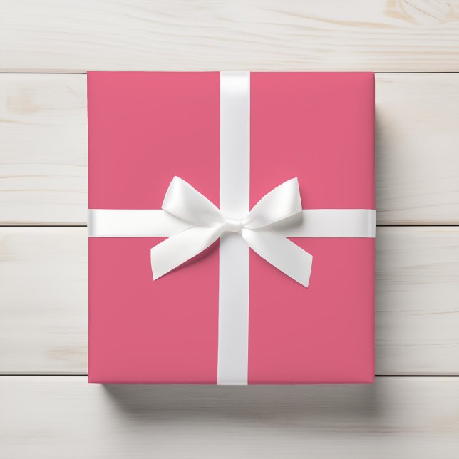Papier Cadeau Rosy Solide rose Juicy (Créateur téléchargé)