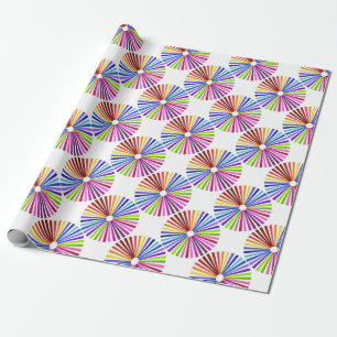 Papier Cadeau Roue arc-en-ciel