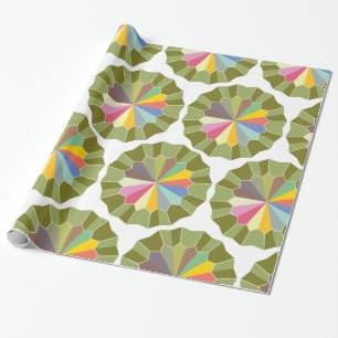 Papier Cadeau roue colorée