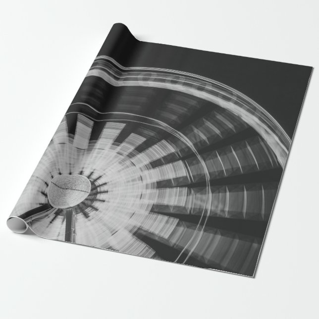 PAPIER CADEAU ROUE FERRIS PENDANT LA NUIT (Déroulé)