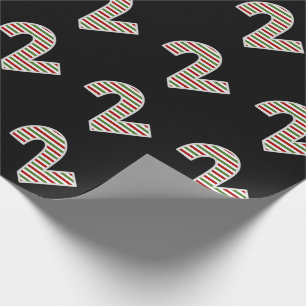 Papier Cadeau Rouge, Blanc, Vert, 2ème événement le jour de N