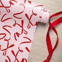 Rouge Bow rose Retro