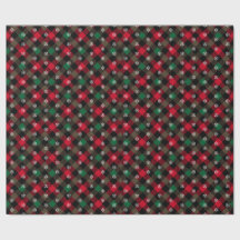 Rouge classique et vert Plaid traditionnel Noël