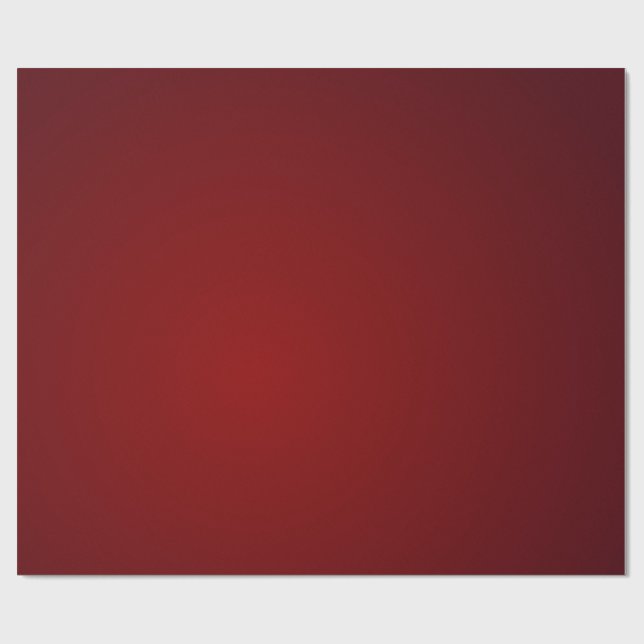 Papier Cadeau Rouge profond royal uni Noël (Plat)