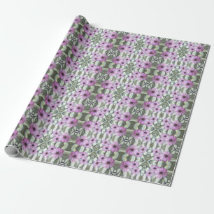 Papier Cadeau Roulage Cadeau Purple Faisceaux Africains