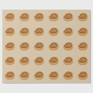 Papier Cadeau Rouleau de cannelle