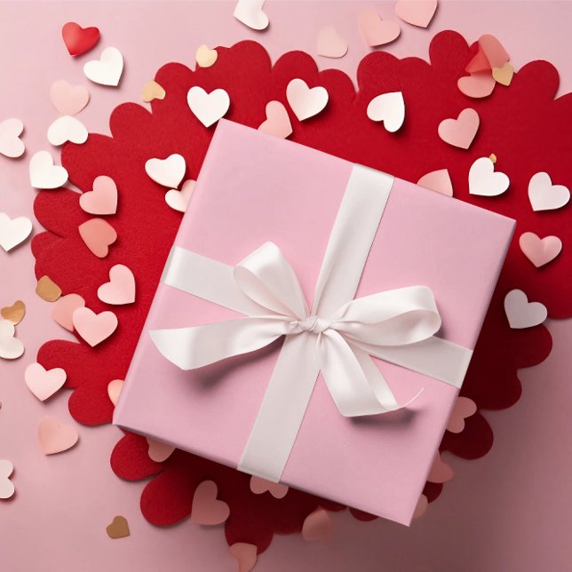 Papier Cadeau Rouleau de papier d'enveloppement rose cerise en f (Créateur téléchargé)