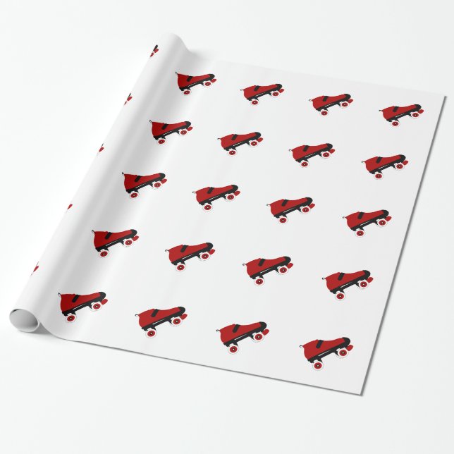 Papier Cadeau roulette rousse (Déroulé)