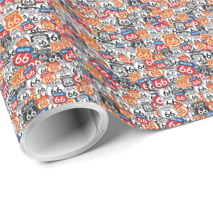 Papier Cadeau Route 66