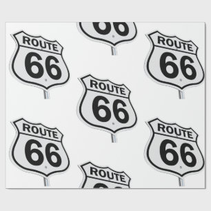 Papier Cadeau Route 66 Papier d'enrobage des signes