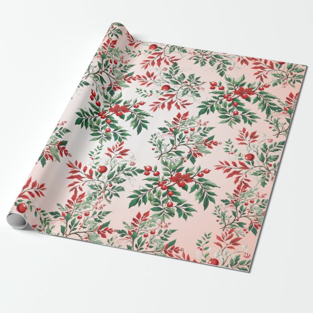 Papier Cadeau Rowan de Noël (Déroulé)