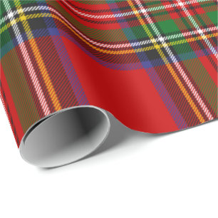 Papier Cadeau Royal Stewart Tartan