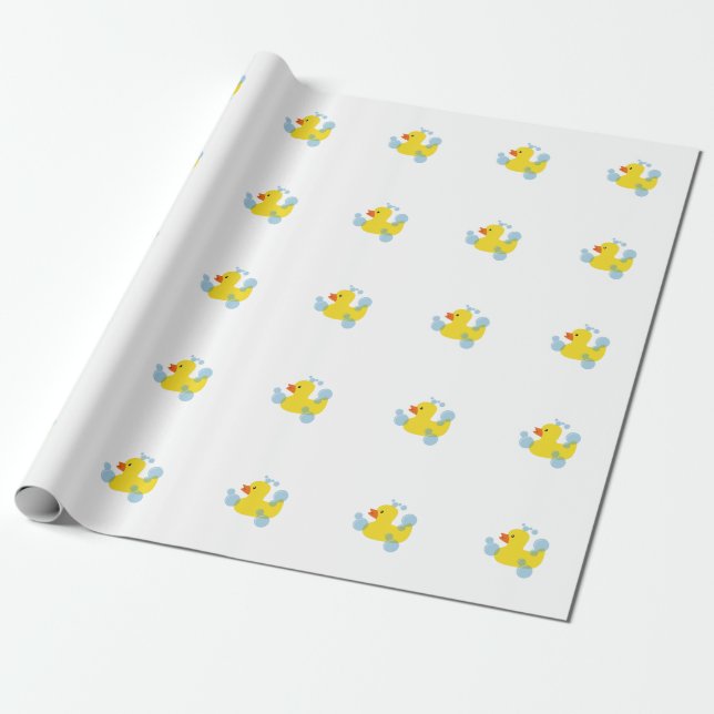 Papier Cadeau Rubber Duck (Déroulé)