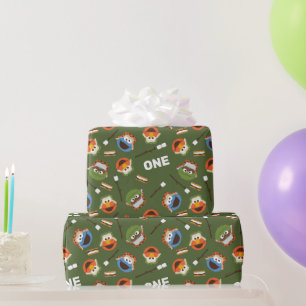 Papier Cadeau Rue Sésame Le camping est encore plus amusant av