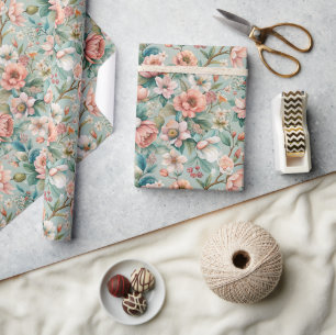 Papier Cadeau Rustique, Tea Party