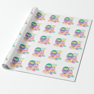 Papier Cadeau Ruth Bader Ginsburg Femmes Dans Tous Les Endroits