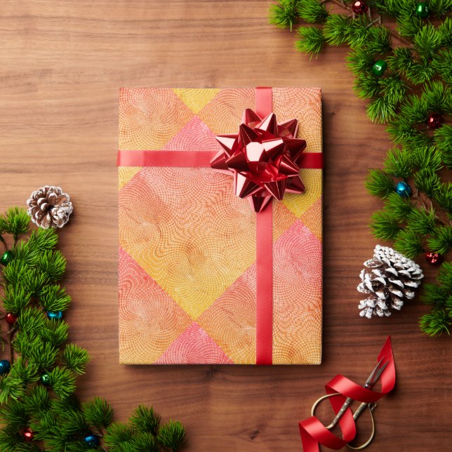 Papier Cadeau Rythmes océaniques chauds  (Cadeau de vacances)