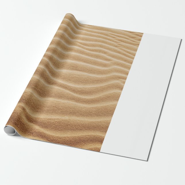 Papier Cadeau SABLE Brown AVEC OMBRE DE PERSONNE (Déroulé)