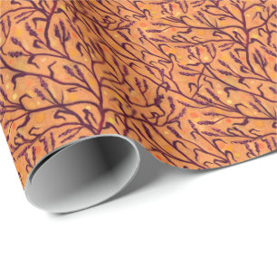 Papier Cadeau Sable Fleur Eau Poivre Fleur sauvage Floral Art E