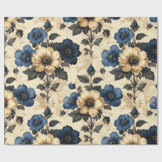Papier Cadeau Sac de cadeau fleurs victoriennes