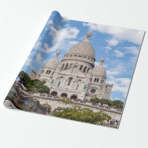 Papier Cadeau Sacré Coeur sur Montmartre - Paris, France